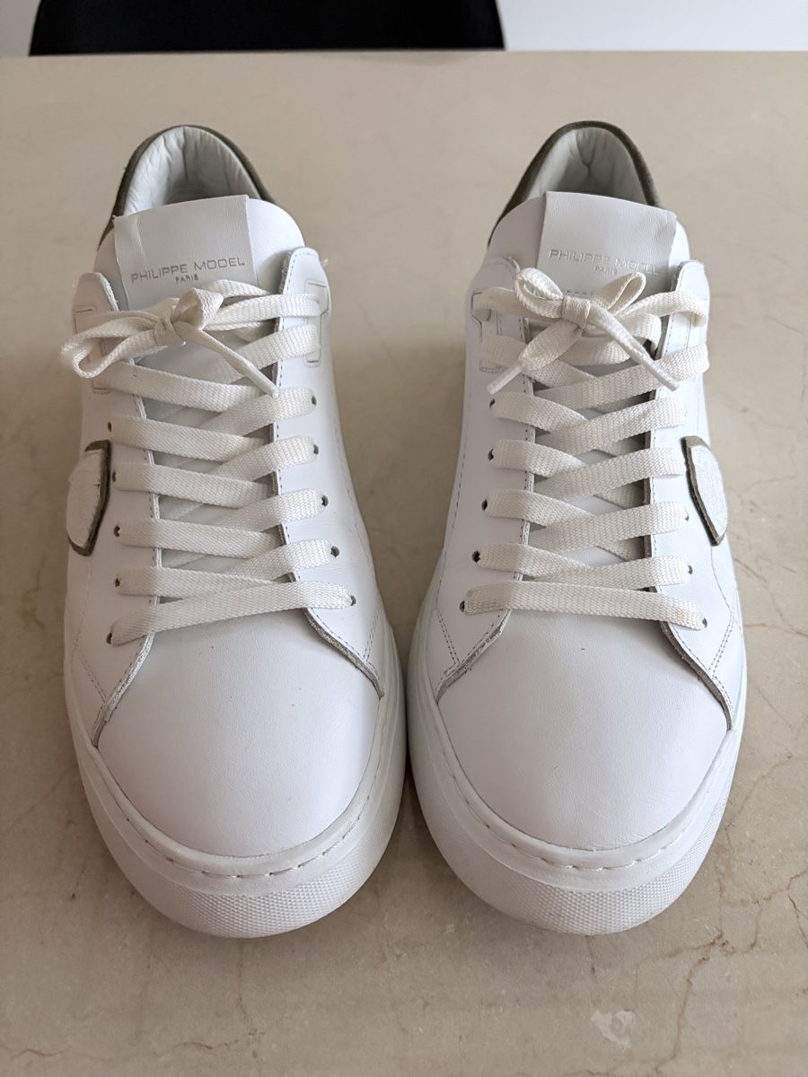 Scarpe da uomo: Philippe Model Sneaker Weiss Gr. 44 - Top Zustand! – Nuovo (secondo la descrizione) da Fahrweid venduto da Etam_13 3