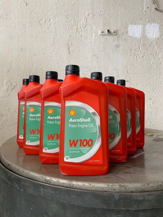 Piston Engine Oil W100; Aero Shell, 7 Stück (Neu (gemäss Beschreibung ...