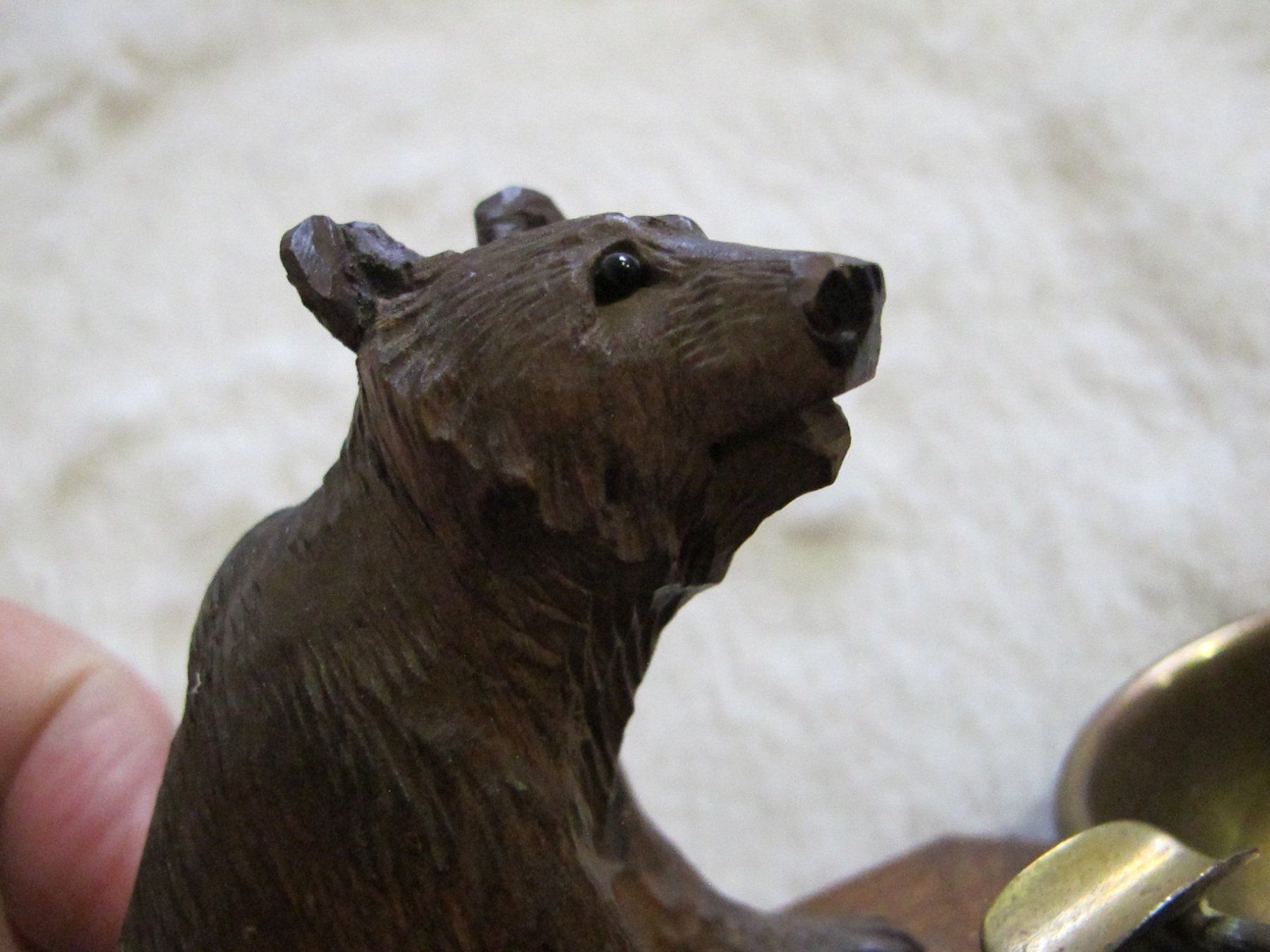 Figurines: Brienzer Bär Mit Aschenbecher Wunderschöne Feine Geschnitzt – D'occasion à Altnau par SwissGoldTime 3