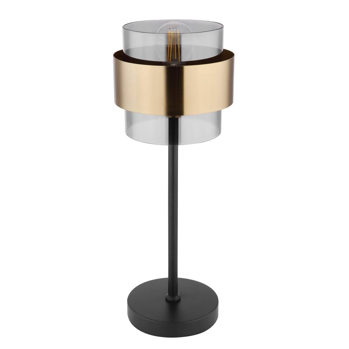 Lampade: Tischleuchte, Glas, Messing, 47 cm Höhe – Nuovo (secondo la descrizione) da Kreuzlingen venduto da Smart-Light 4