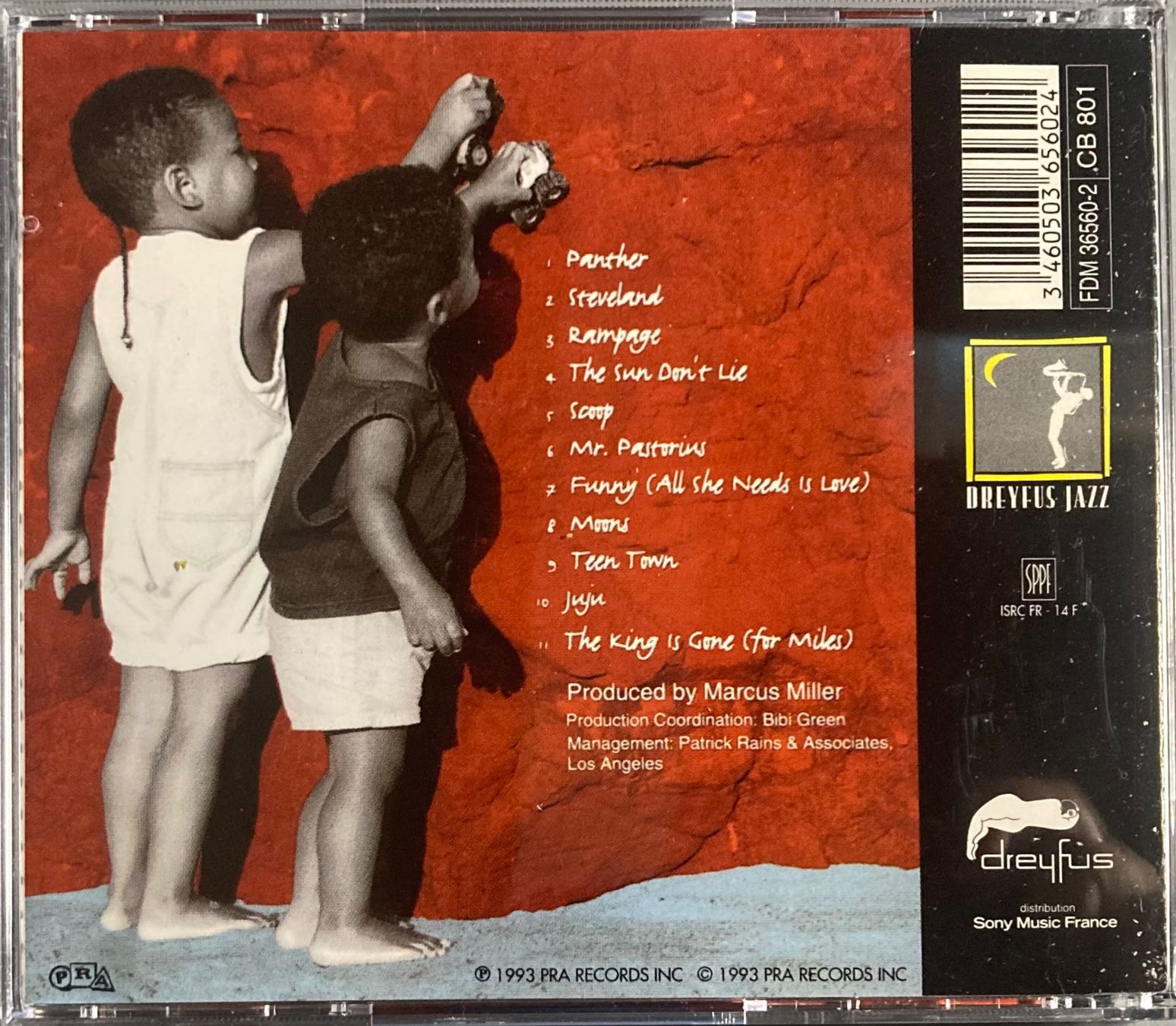 CD: MARCUS MILLER - THE SUN DON'T LIE – Usato da Poliez-Pittet venduto da Newtown-Records 1