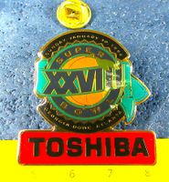 SUPER BOWLE XXVI GEORGIA DOM ATLANTA TOSHIBA PIN GROSSS
