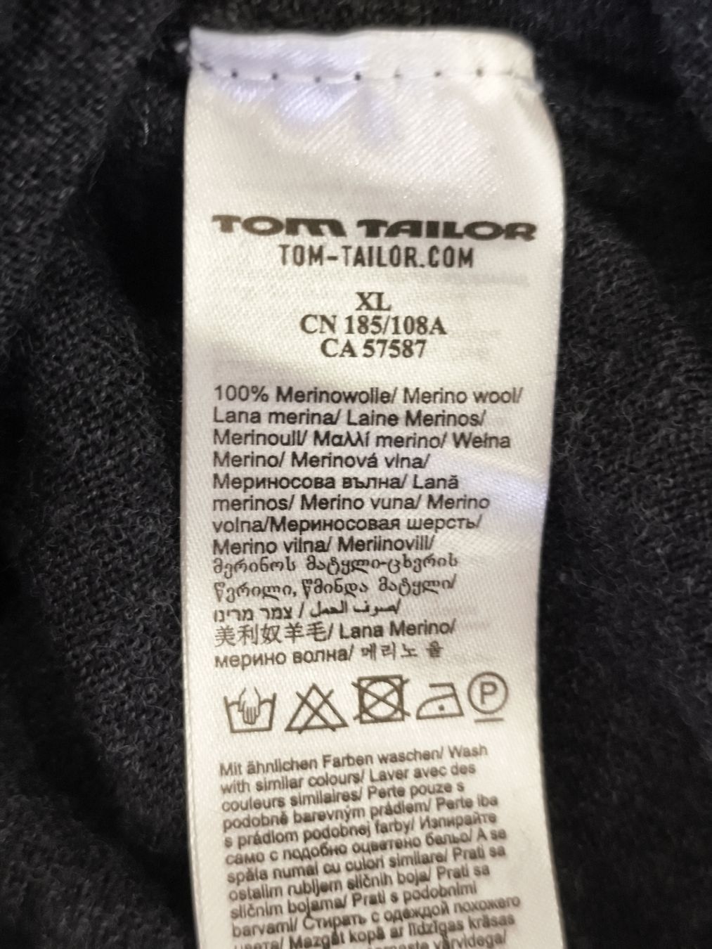 Tom Tailor Maglioni & Felpe: Tom Tailor Herren Pullover 100% Merinowolle Gr. XL(A16) – Usato da Künten venduto da Schnaepplihuus 2