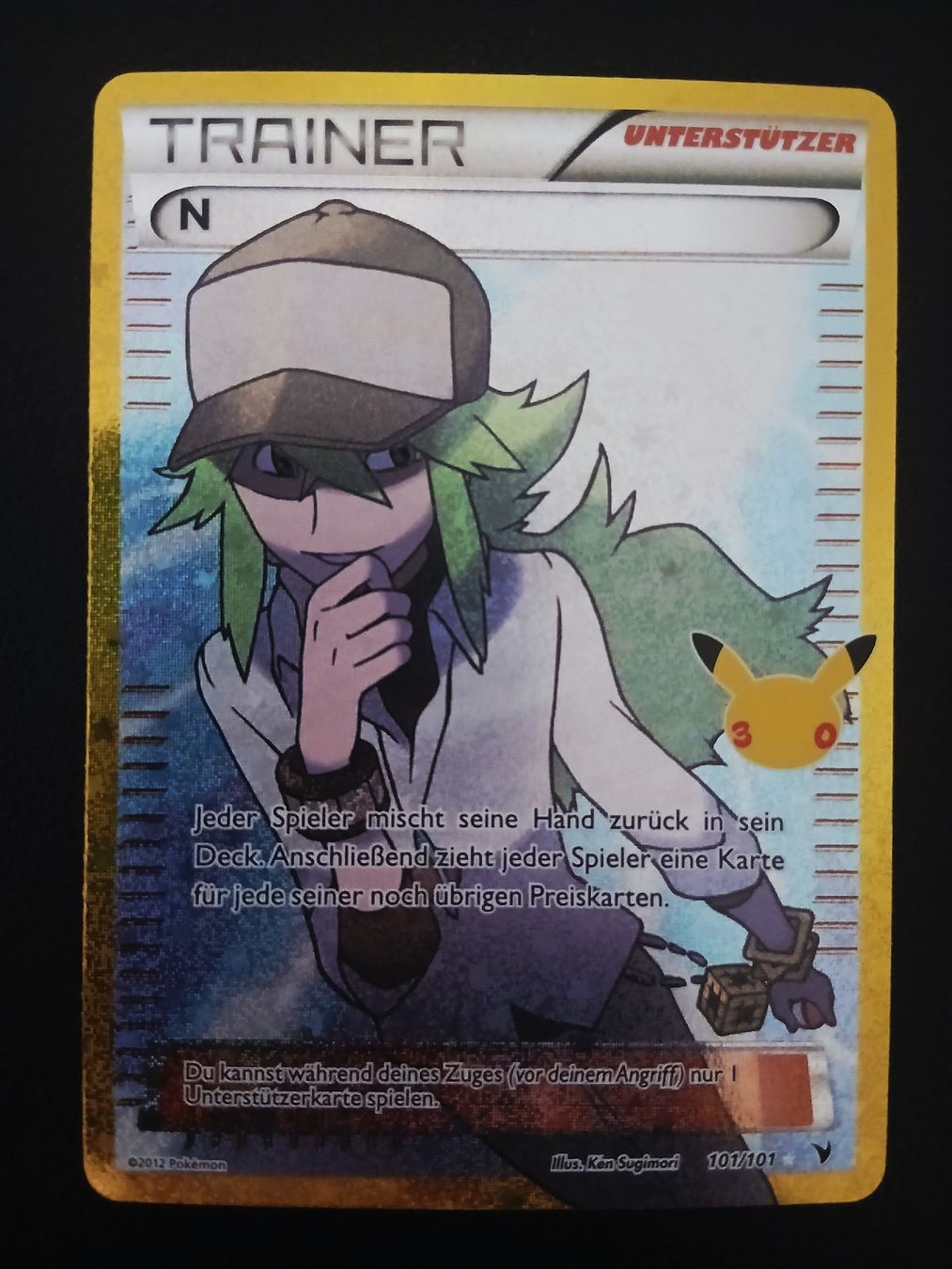 Pokémon Carte collezionabili: TRAINER N Pokémon 30th Celebration German – Nuovo (secondo la descrizione) da Regensdorf venduto da Baba_Basar