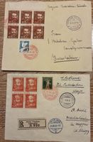 2 originale Schweizer Flugpostbelege aus dem Jahr 1932. • Fl