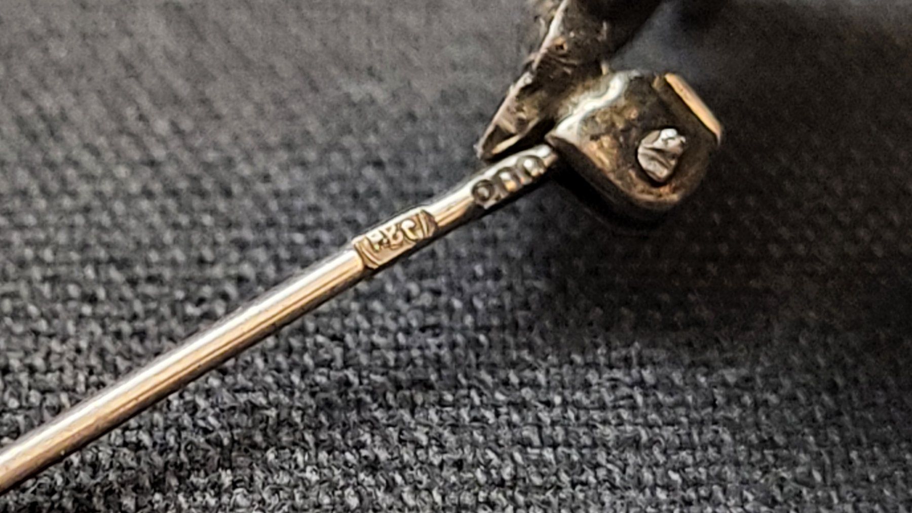 Broches & Aiguilles: Silber-Brosche AHORNBLATT mit Markasiten – D'occasion à Basel par spinne02 5