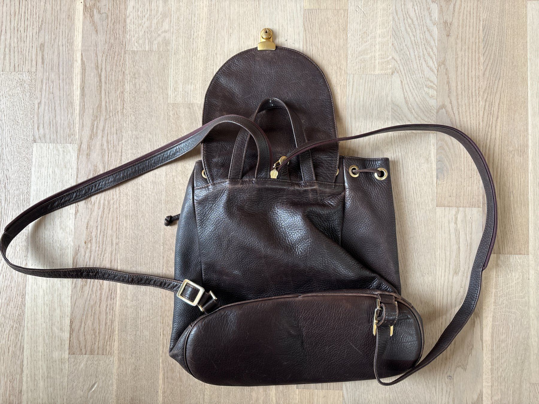 Zaini: Lederrucksack von Plinio Visona – Usato da Elgg venduto da Jo_Naj 1