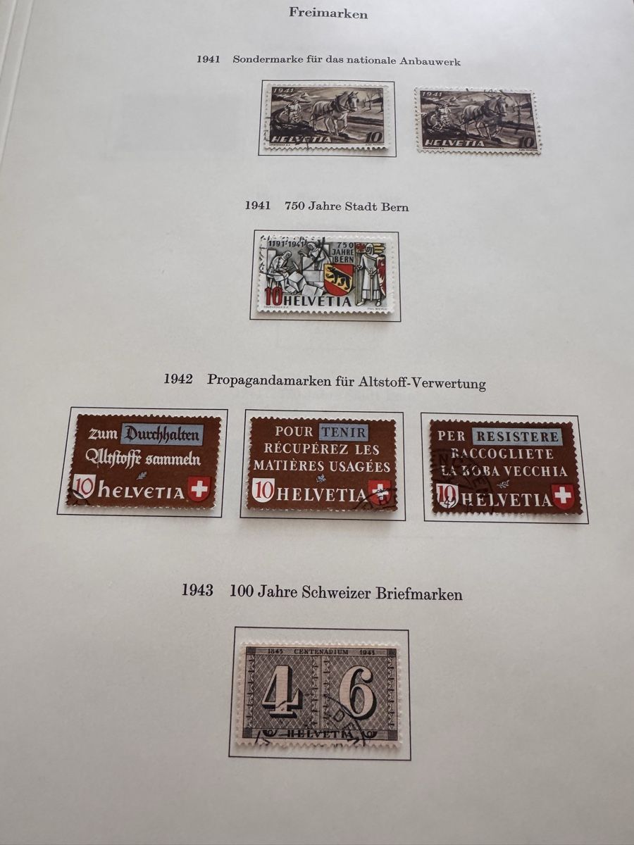 Tous les timbres: Antike Schweizer, Briefmarken – D'occasion à Solothurn par Alex702 2