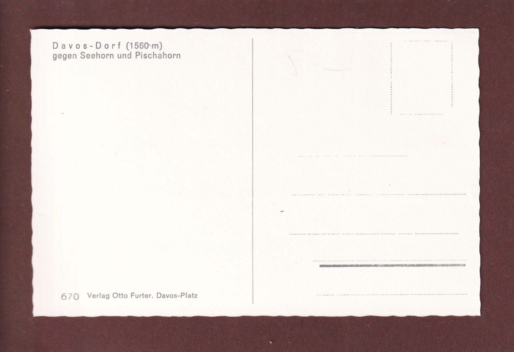 Cartes postales: DAVOS-DORF – D'occasion à Pully par nicecards 1
