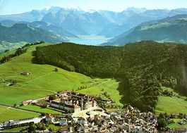 EINSIEDELN Flugaufnahme