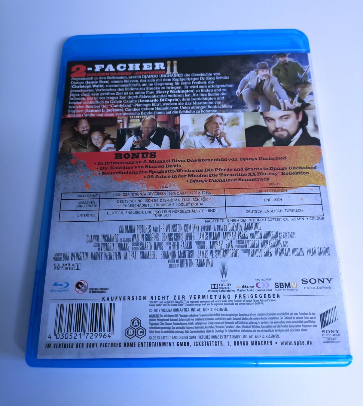 Alle DVDs: Django Unchained Blu-Ray – Gebraucht aus Köniz von Movieportal007 1