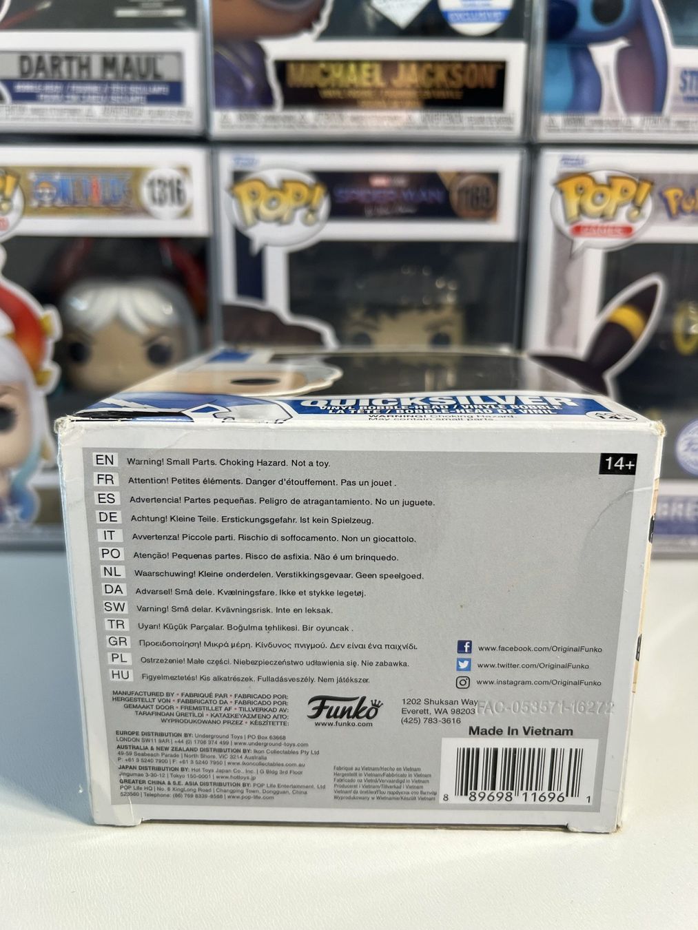 Funko Statuette: Funko POP! Marvel X-Men Quicksilver – Usato da Le Mouret venduto da perfectbijou 5