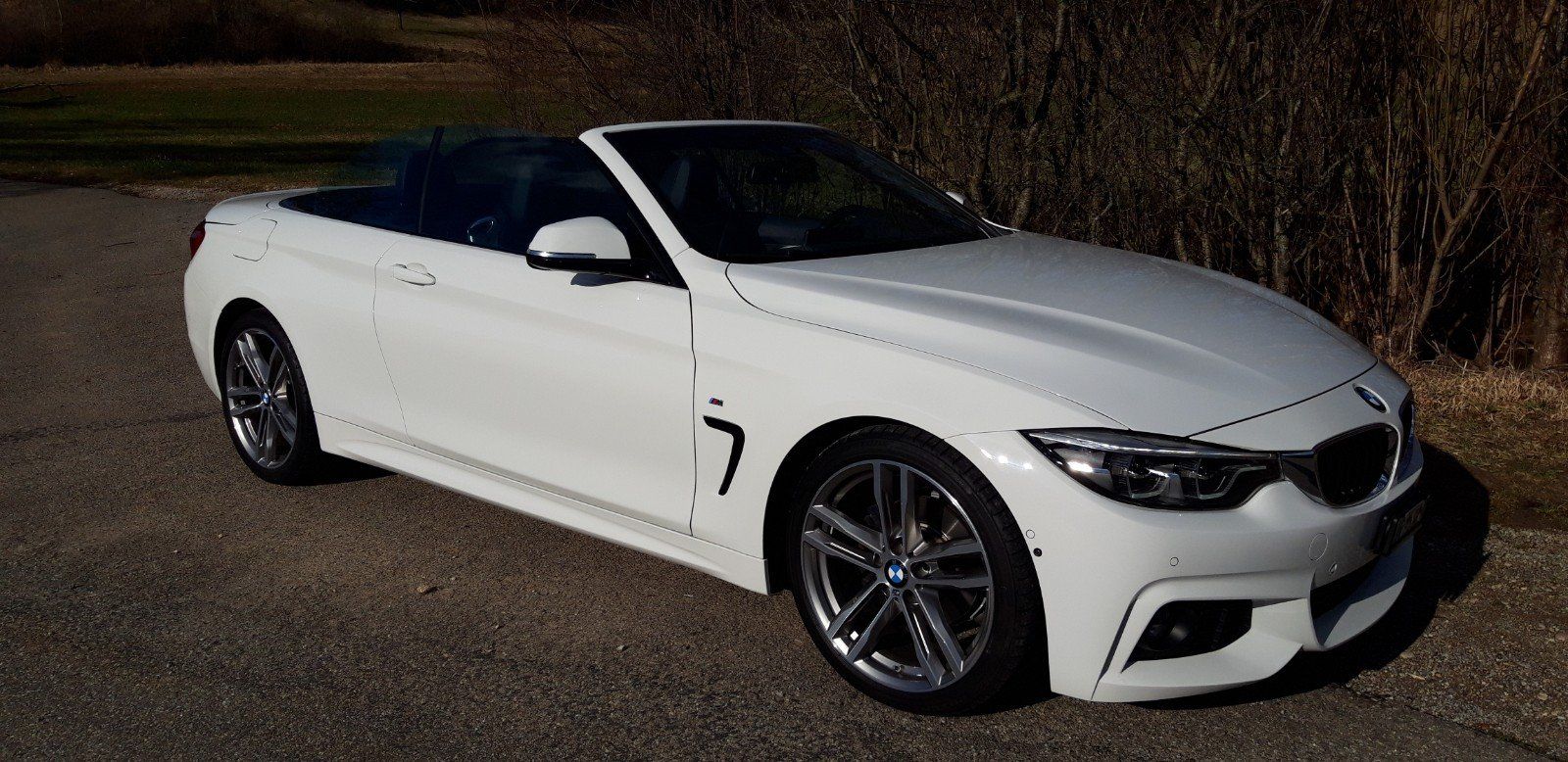 BMW Autos: BMW 4er Cabriolet Sportedition weiss – D'occasion à Bülach par Loser 5