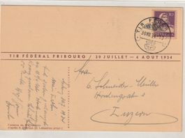 Fribourg Eidg. Schützenfest 1934