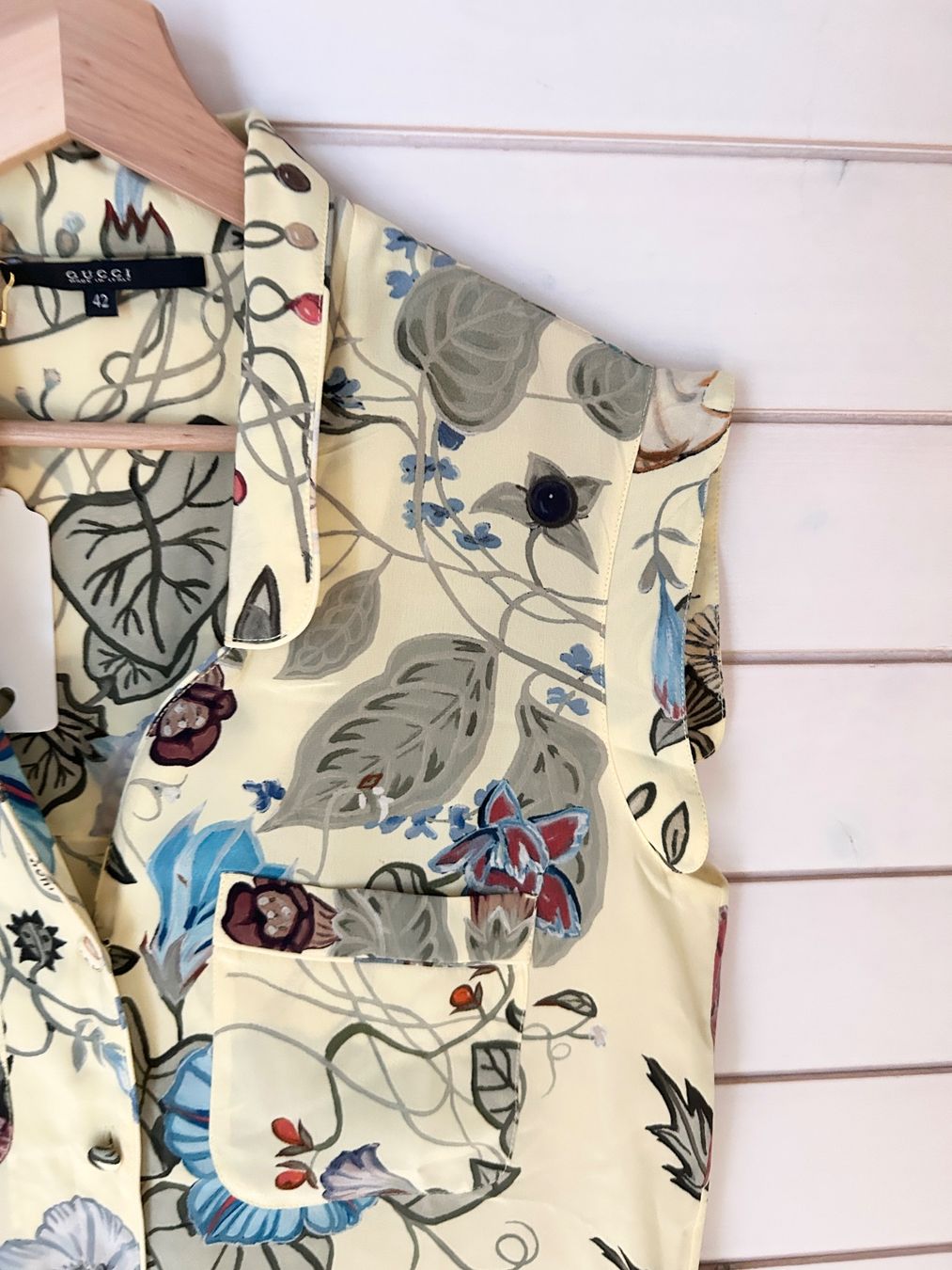 Gucci Camicette: Gucci Seiden Bluse - Gr. 36 – Usato da Illnau venduto da Monkky 7