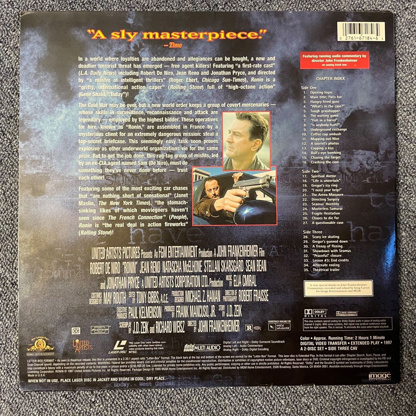 Tutti i DVDs: Ronin - LASER DISC - ML107184 - Englisch Original – Usato da Stans venduto da Brode 1