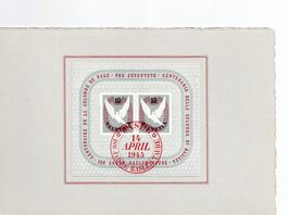 Schweiz, Pro Juventute-Block 1945, Basel 14. April 1945