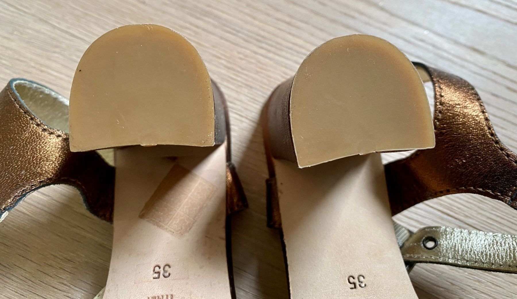 Scarpe da donna: Neue goldfarbene High Heels Grösse 35 – Nuovo (secondo la descrizione) da Winkel venduto da Flyhy2020 5