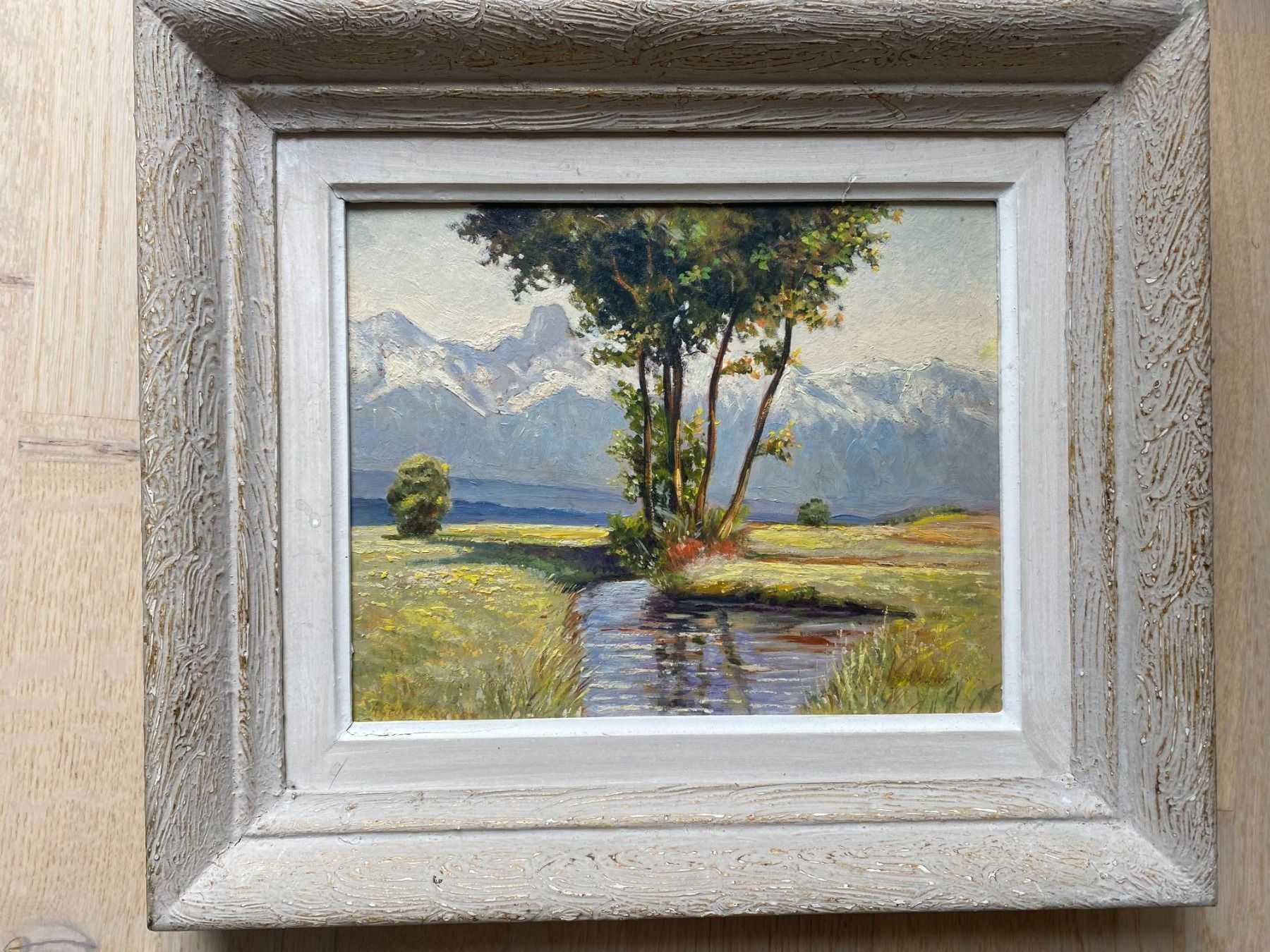 Dipinti: Oelgemälde mit Rahmen, Landschaft – Usato da Muri b. Bern venduto da Silberqualle