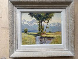 Oelgemälde mit Rahmen, Landschaft