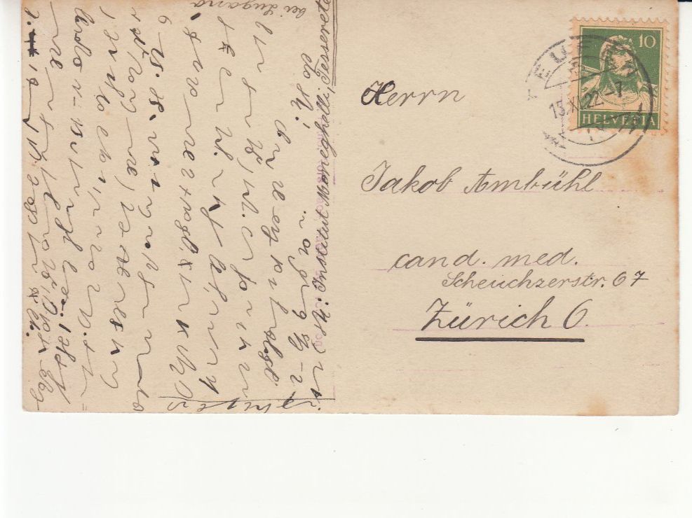 Ansichtskarten: Teufen 1922 – Gebraucht aus Bürglen TG von StampGraf 1