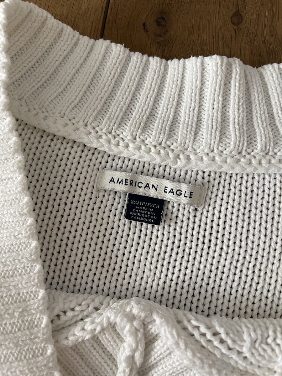 American Eagle Maglioni & Felpe: Pullover American Eagle weiss Grösse XS Zustand gut – Usato da Dornach venduto da cmuenger 2