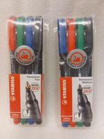 2x Set Stabilo OH Pen Filzstifte, neu und gemischt.