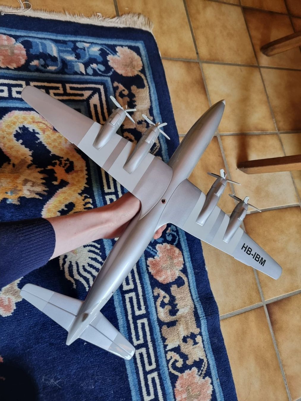 Swissair Kit di modellismo & Modellini statici: Swissair DC-7-C, 1/72, Atlantic Models – Usato da Choëx venduto da aru_vs6m 9