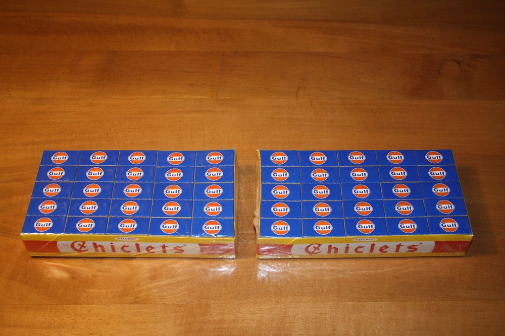 Vintage Chiclets Kaugummi Gulf Edition, 2 Stk, Rarität! (Neu (gemäss ...