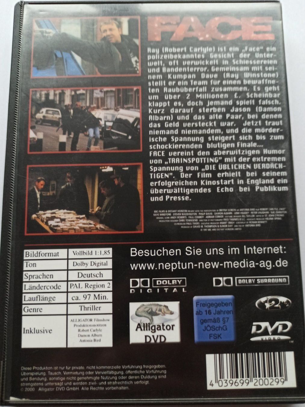 Tutti i DVDs: FACE – Usato da Dübendorf venduto da kb86_MOVIE 1