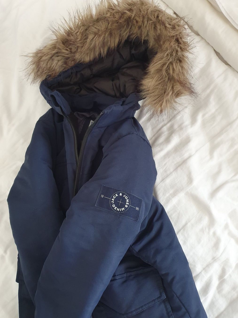 Jack & Jones Giacche: Warme Winterjacke Jack & Jones Gr. 140 – Usato da Genève venduto da sve_kk28 2