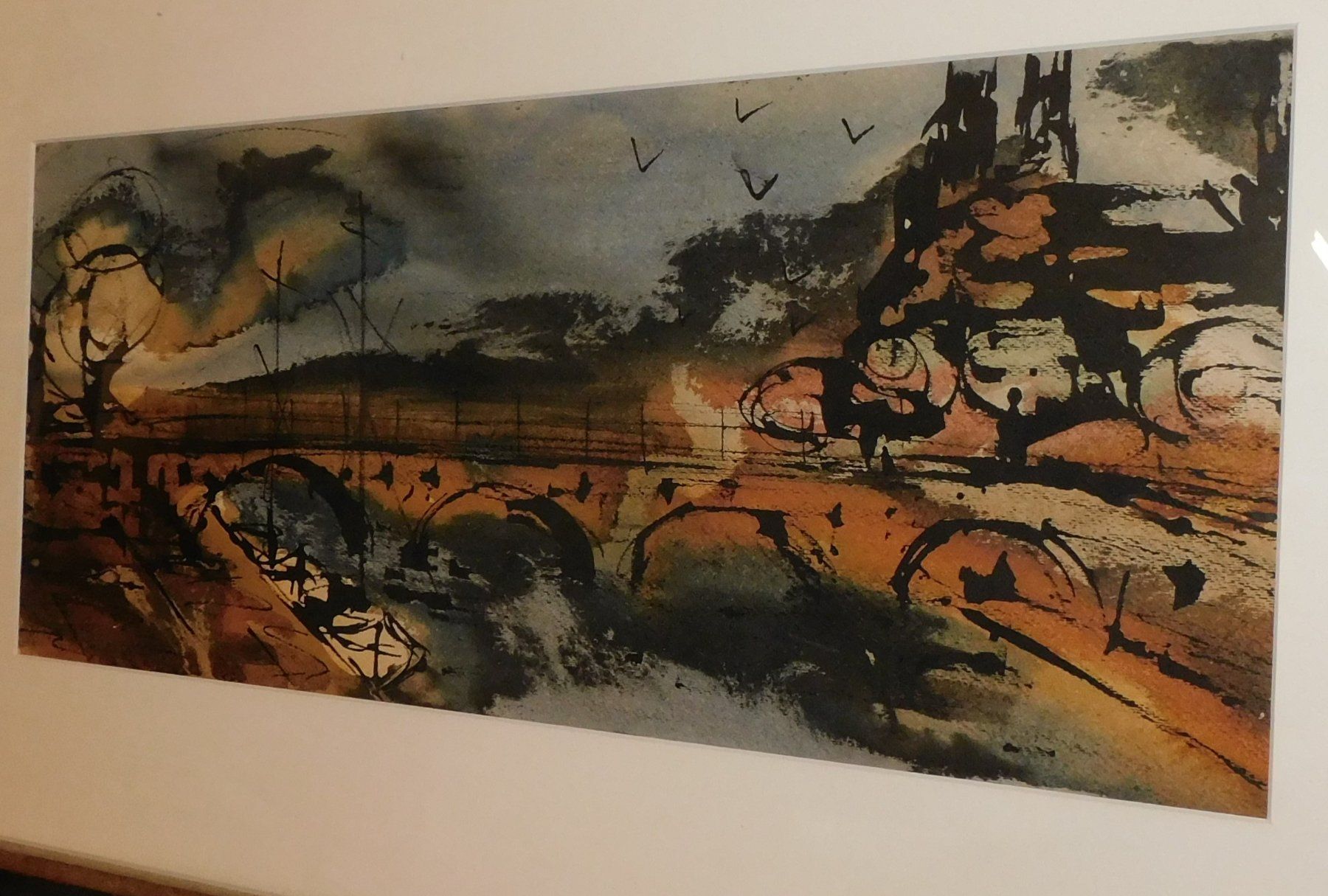 Dipinti: Kunst Gemälde abstraktes grosses Bild   80 x 51 cm – Usato da Sursee venduto da 76 8