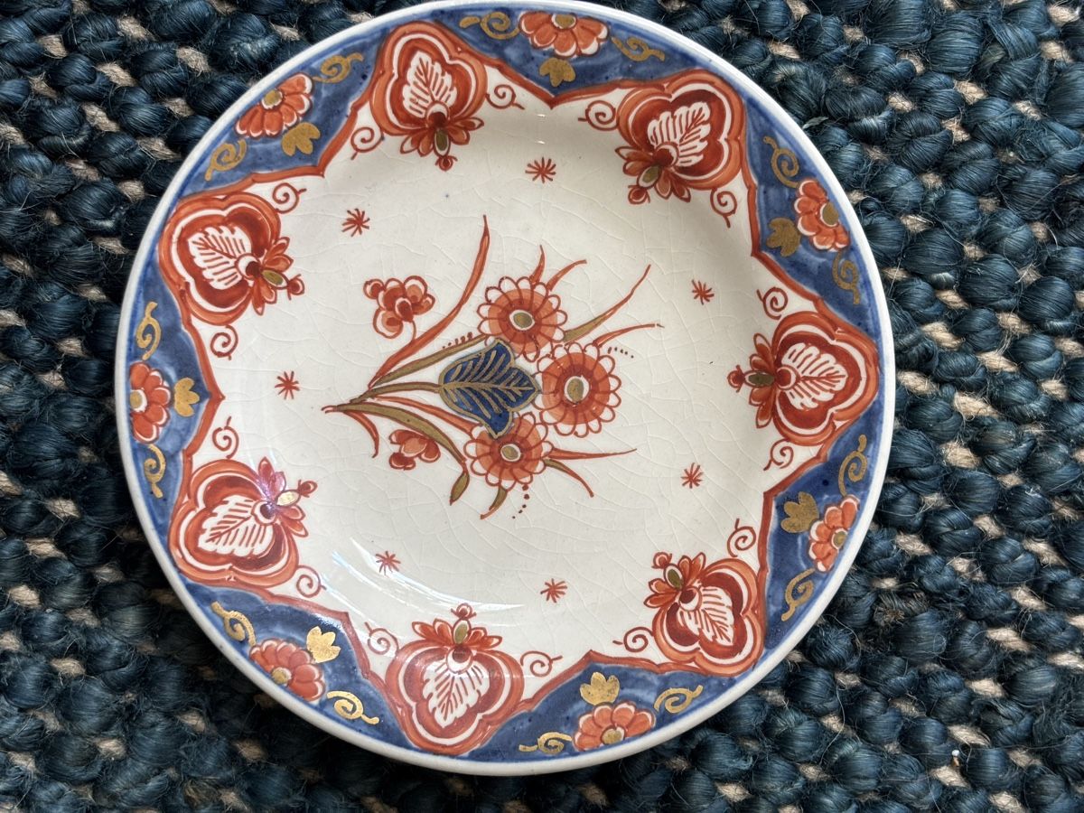 Piatti: Delfter Wandteller mit Imari Dekor ca1950 – Usato da Zürich venduto da mbi_5bsz