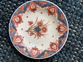 Delfter Wandteller mit Imari Dekor ca1950