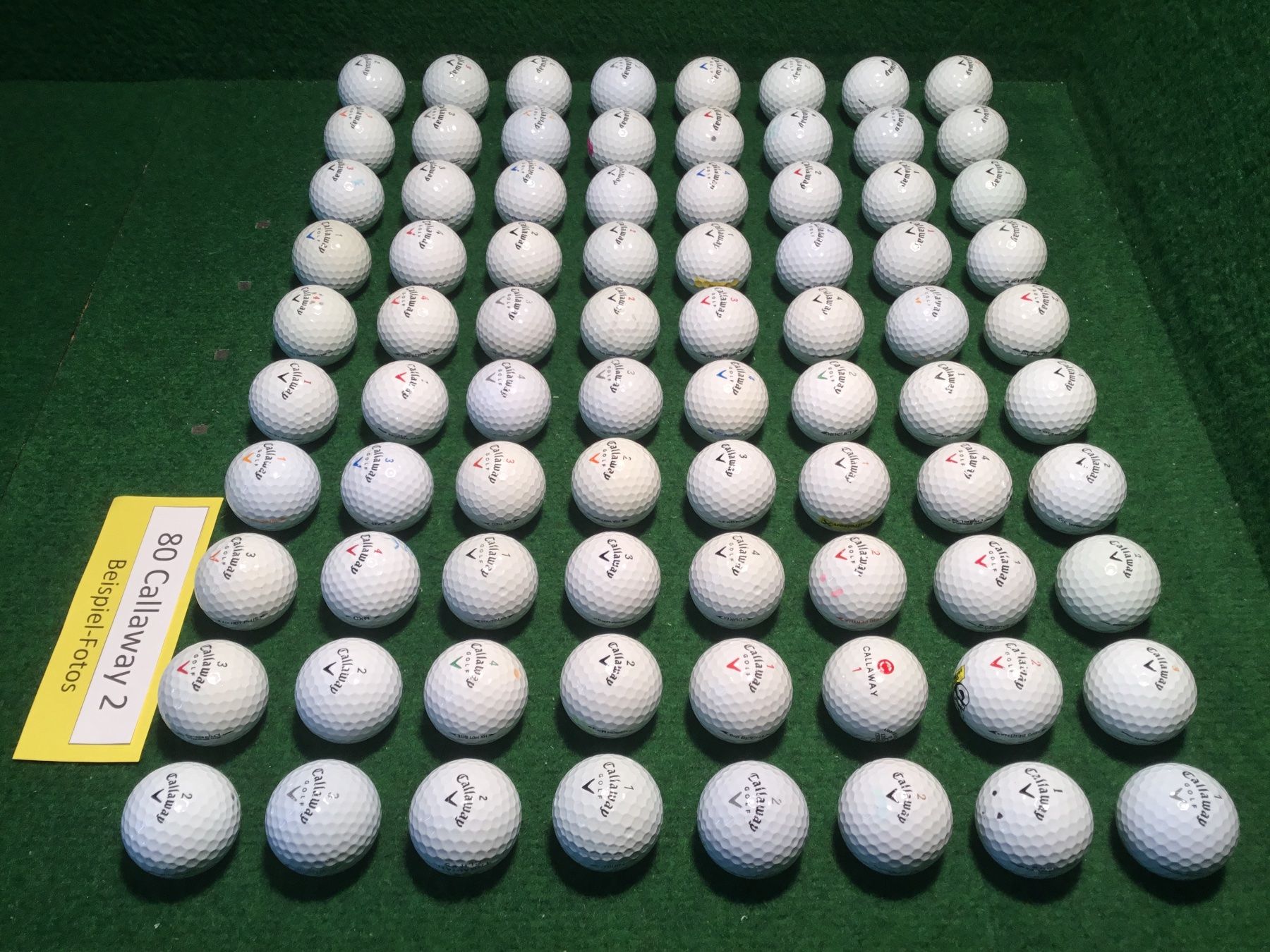 Callaway Palloni: 80 Golfbälle Callaway (schön) – Usato da Bergdietikon venduto da shimano4 1