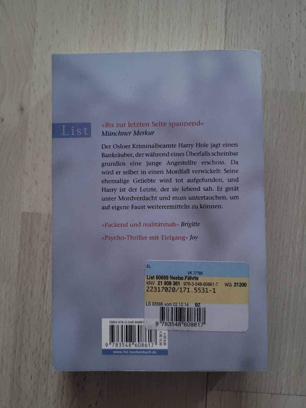 Libri: Jo Nesbø die Fährte – Usato da Perlen venduto da Safari_23 1