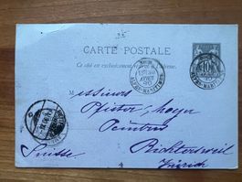 Postkarte 1890  Frankreich   (G1917)