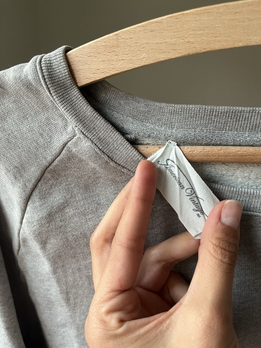 Maglioni & Felpe: breiter Pullover American Vintage beige Grösse S – Usato da Zürich venduto da vitobossha 2