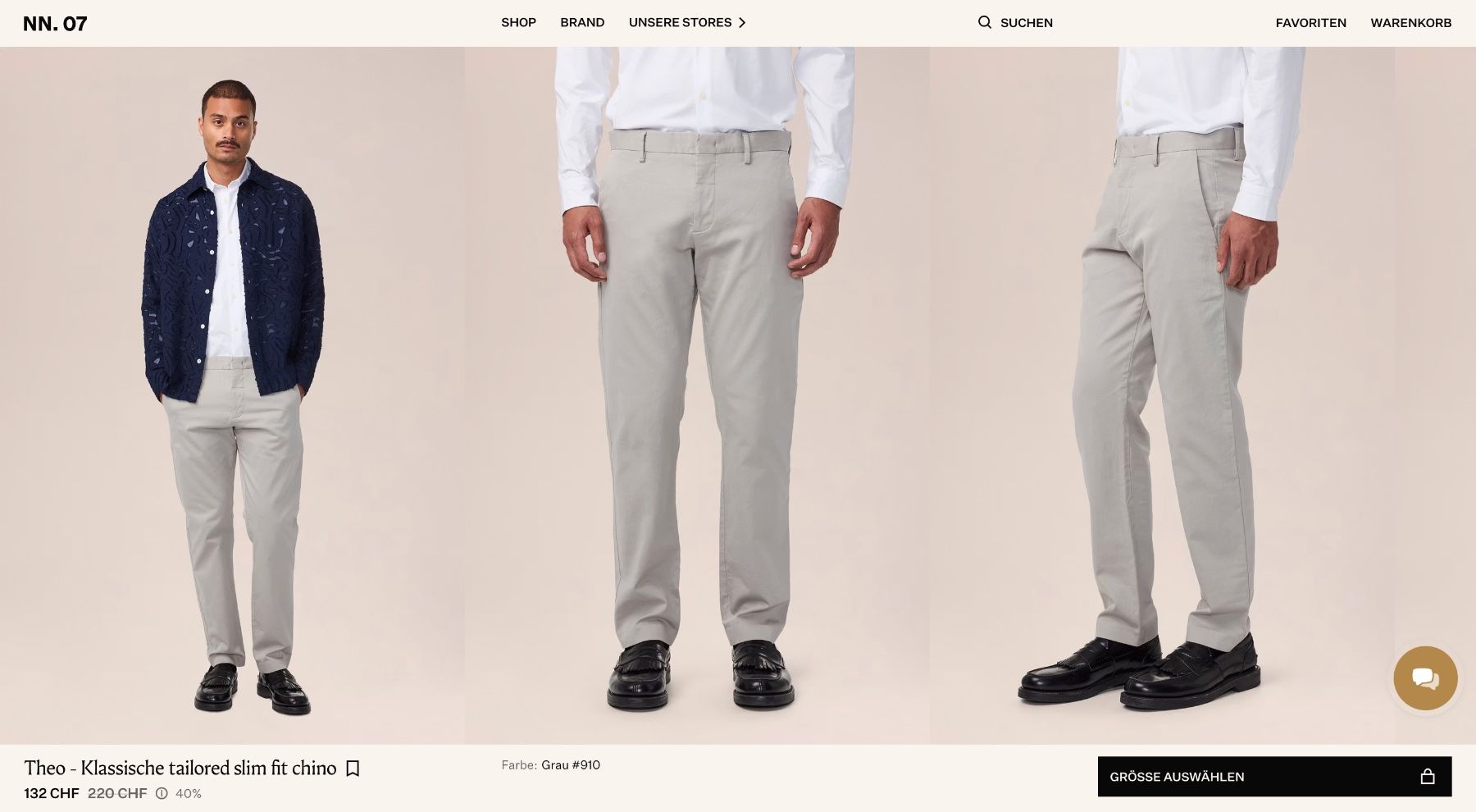 Hosen: Graue Chinos No Nationality - Gr. 32/32 – Gebraucht aus Basel von Benji_4051 4