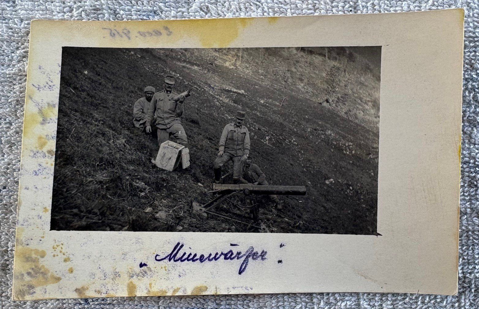 Cartoline postali: ANSICHTSKARTE ARMEE MINENWERFER – Usato da Ostermundigen venduto da wini63