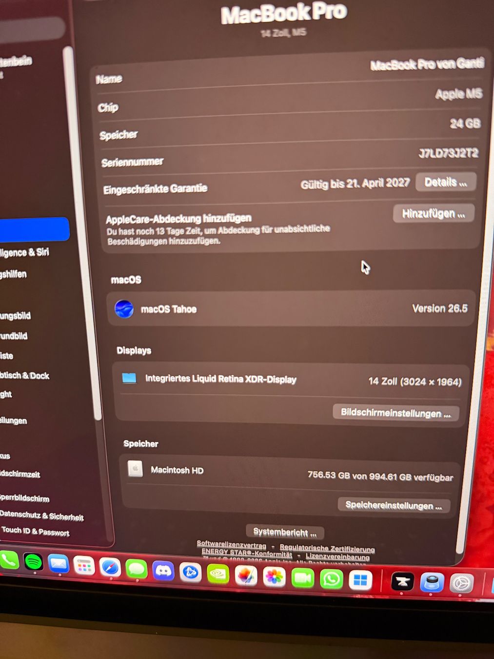 Apple Notebook: MacBook Pro, M5, 24GB, 1TB Nvme – Nuovo (secondo la descrizione) da Buchs SG venduto da ArtMouse 1