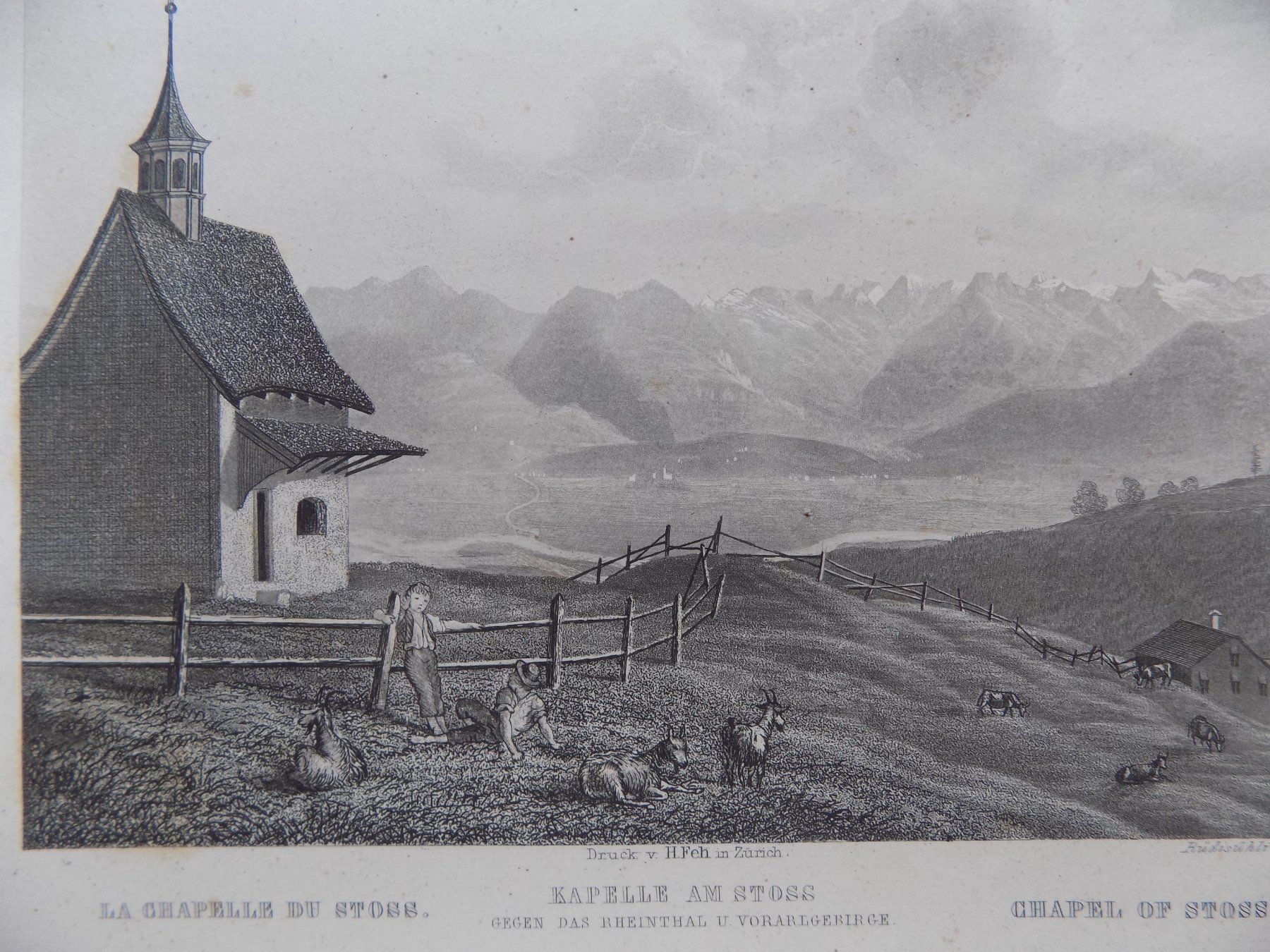Gravures: Kapelle am Stoss – D'occasion à Risch par Rischli15 3