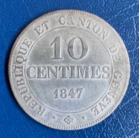 Kanton Genf 10 Centimes 1847 s.s.