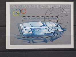 DDR 1983 Sarajevo Olympics Block 74 gest