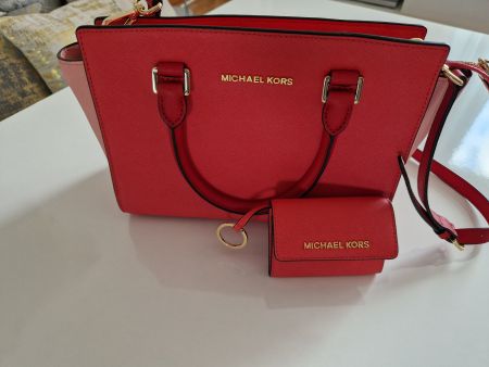 Sac & porte monnaie rouge Michael Kors