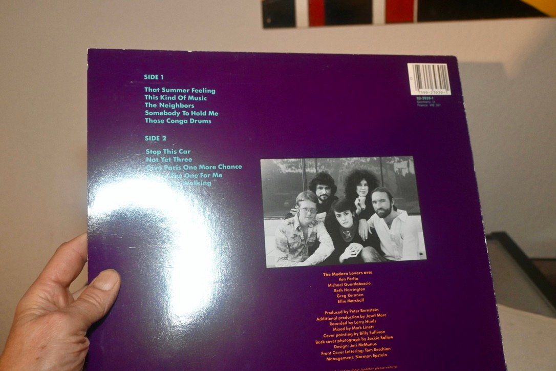 Schallplatten: Jonathan Richman & The Modern Lovers –Jonathan Sings VG+/VG+ – Gebraucht aus Pfaffhausen von  2