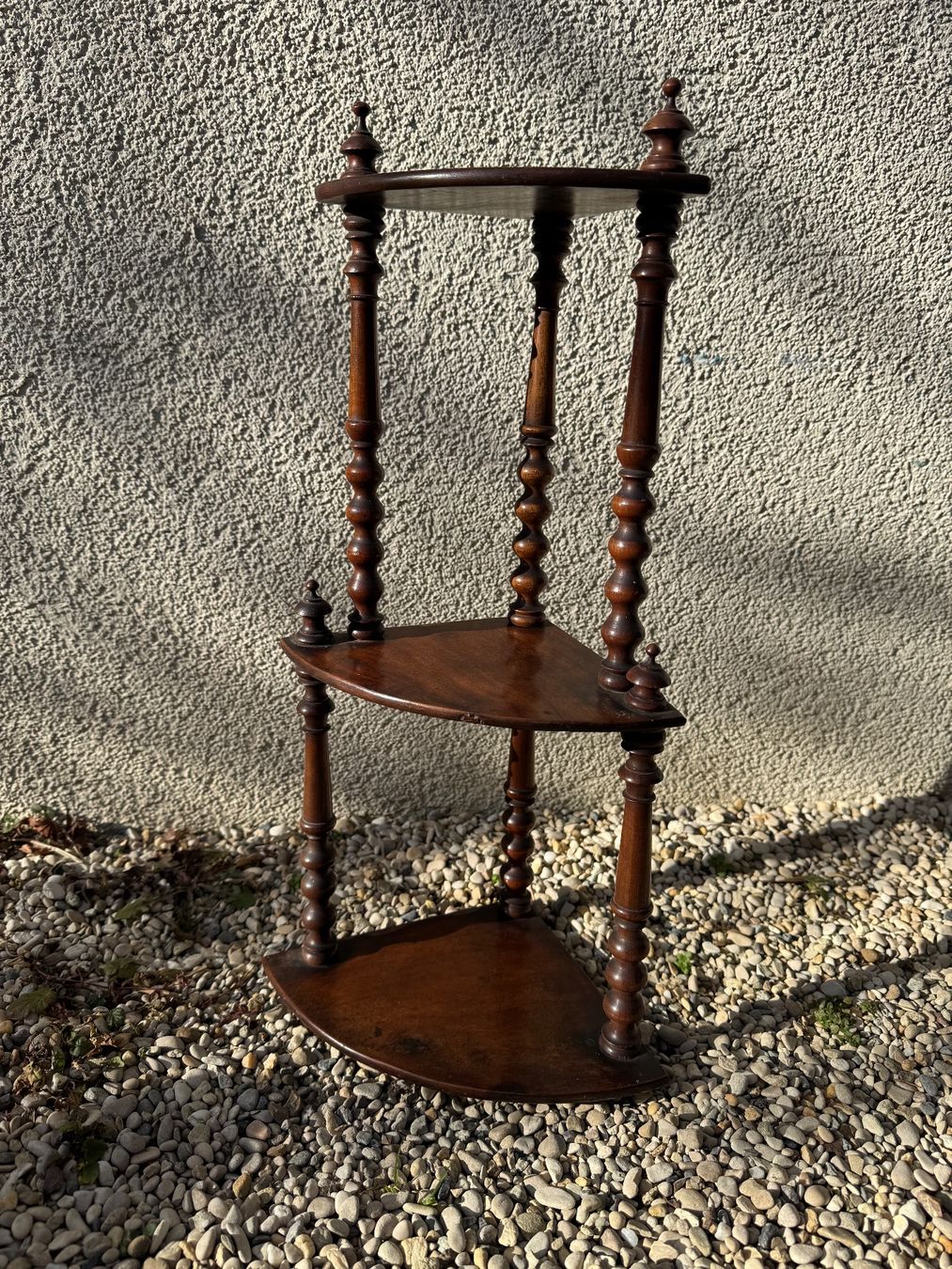 Petite étagère d’angle ancienne acajou 19ème (D'occasion) à Lausanne ...
