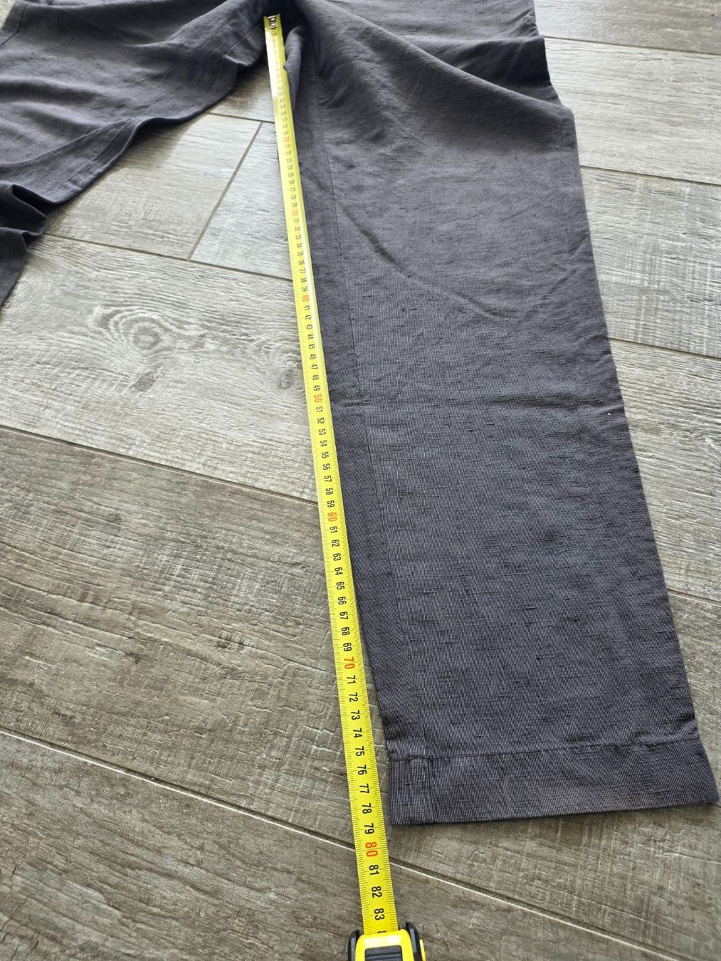 Pantaloni: Outlier Injected Linen Pants Gr. 34 dunkelgrau – Usato da Dietlikon venduto da Bonamesa 4