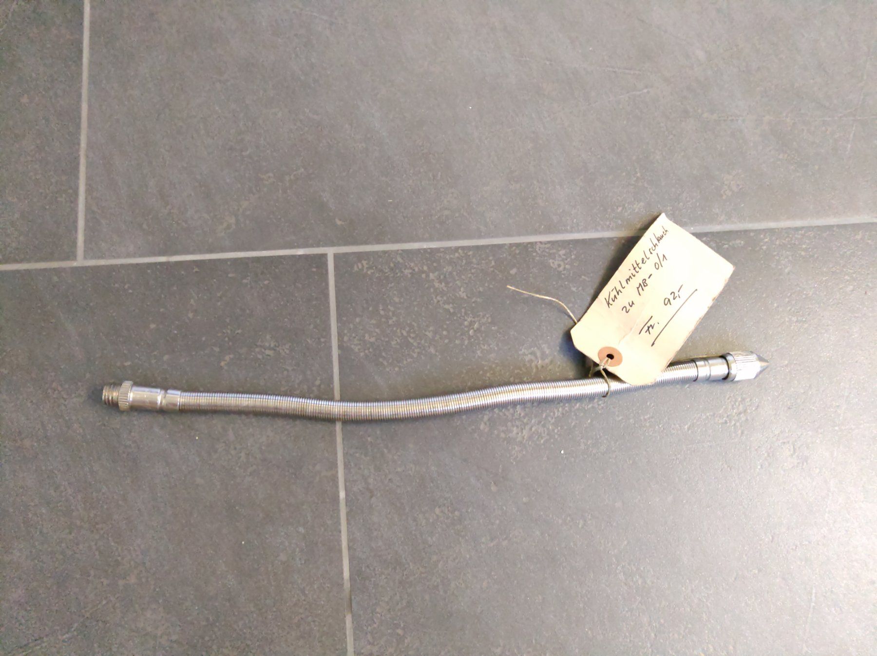 Metall- & Schlosserei Sonstiges: Kühlmittel Schlauch 400mm M14 – Neu (gemäss Beschreibung) aus Arnegg von Arnrom