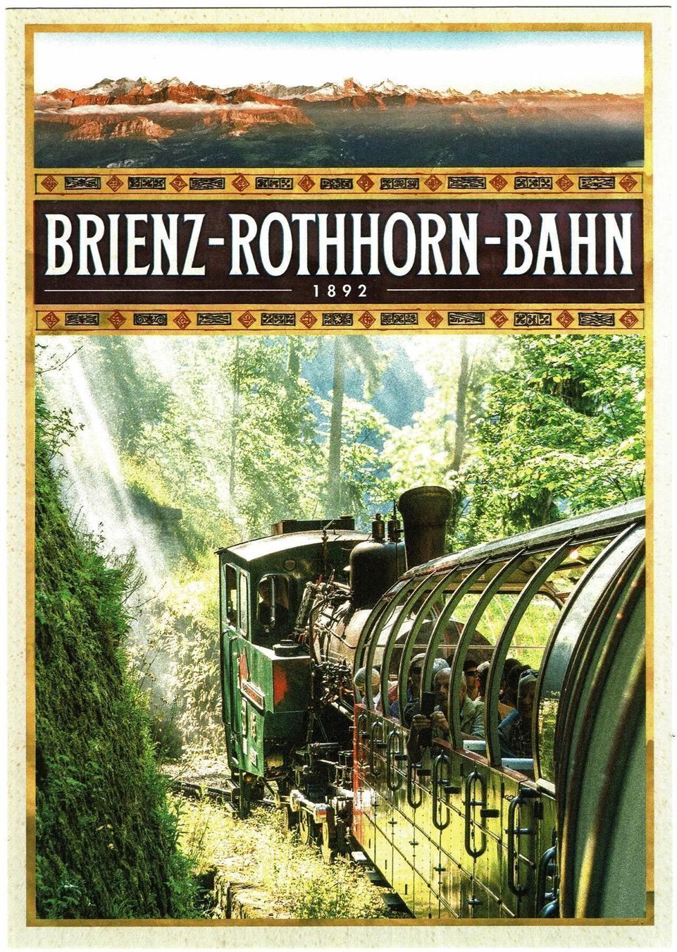 Cartoline postali: AK Brienz Rothorn Bahn – Nuovo (secondo la descrizione) da Basel venduto da Falconis